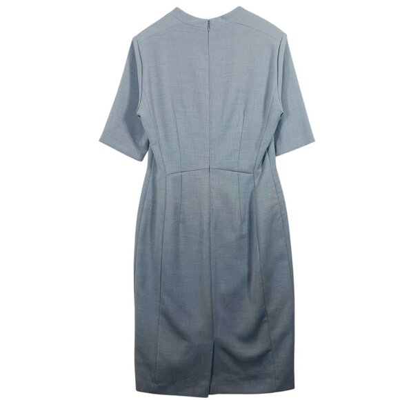 TAHARI Sheath light grey Pencil Dress SZ 8 - Picture 4 of 16